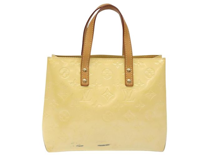 LOUIS VUITTON Monogram Vernis Reade PM Borsa a Mano Perle M91336 LV Auth 116705 - vista 13