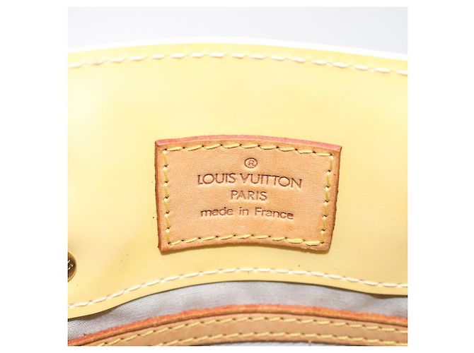 LOUIS VUITTON Monogram Vernis Reade PM Borsa a Mano Perle M91336 LV Auth 116705 - vista 17