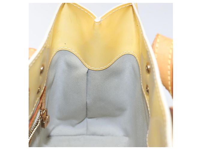 LOUIS VUITTON Monogram Vernis Reade PM Borsa a Mano Perle M91336 LV Auth 116705 - vista 18