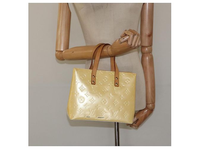 LOUIS VUITTON Monogram Vernis Reade PM Borsa a Mano Perle M91336 LV Auth 116705 - vista 21