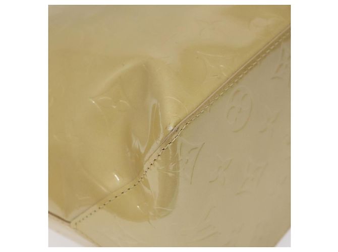 LOUIS VUITTON Monogram Vernis Reade MM Borsa a Mano Beige M91141 LV Auth 116687 - vista 16