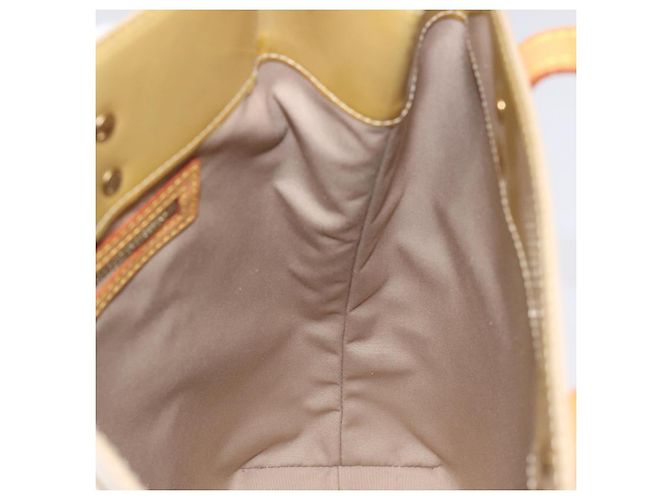 LOUIS VUITTON Monogram Vernis Reade MM Borsa a Mano Beige M91141 LV Auth 116687 - vista 18
