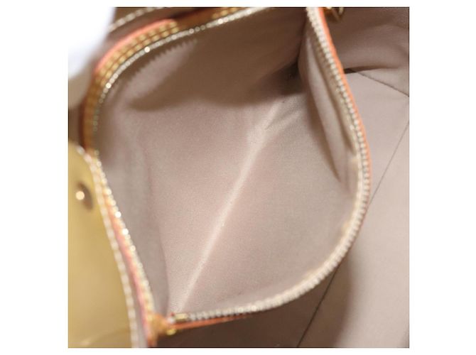 LOUIS VUITTON Monogram Vernis Reade MM Borsa a Mano Beige M91141 LV Auth 116687 - vista 20