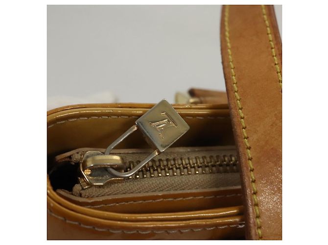 LOUIS VUITTON Handtasche Monogram Vernis Houston Beige M91004 LV Auth 116941 - Ansicht 19