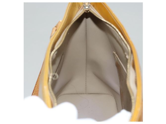 LOUIS VUITTON Handtasche Monogram Vernis Houston Beige M91004 LV Auth 116941 - Ansicht 22