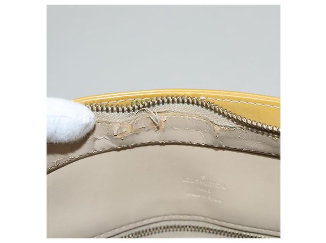 LOUIS VUITTON Handtasche Monogram Vernis Houston Beige M91004 LV Auth 116941 - Ansicht 8