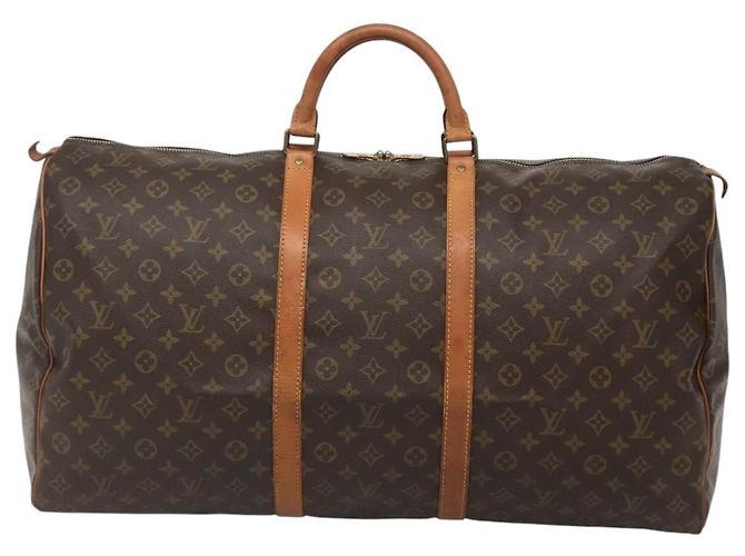 LOUIS VUITTON Monogram Keepall 60 Borsa Boston M41422 LV Auth BD1146 Monogramma - vista 2