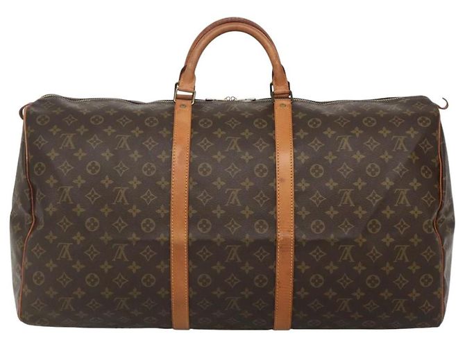 LOUIS VUITTON Monogram Keepall 60 Borsa Boston M41422 LV Auth BD1146 Monogramma - vista 3