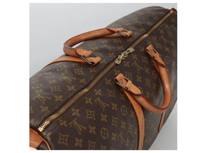 LOUIS VUITTON Monogram Keepall 60 Borsa Boston M41422 LV Auth BD1146 Monogramma - vista 6