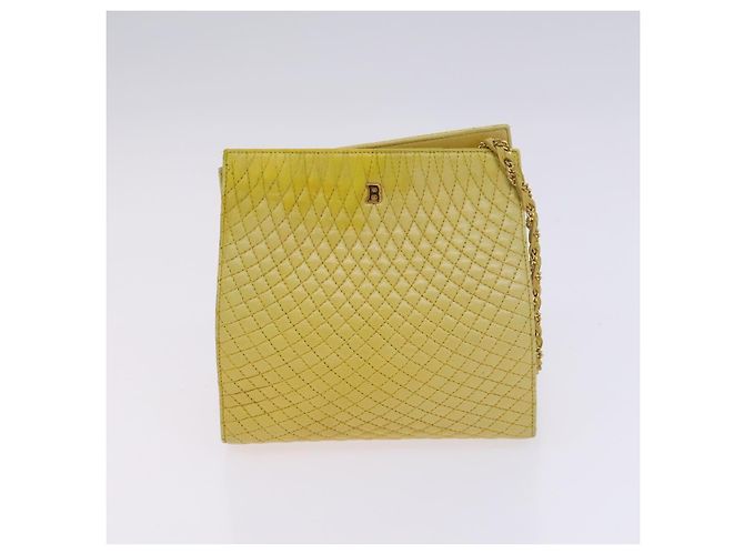TORY BURCH Borsa Tote Bally in PVC Pelle 2Set Nero Giallo Auth ti2961 - vista 10