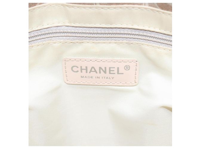 CHANEL Nuova linea di viaggio Borsa Tote in Nylon Rosa CC Auth th5849 - vista 14