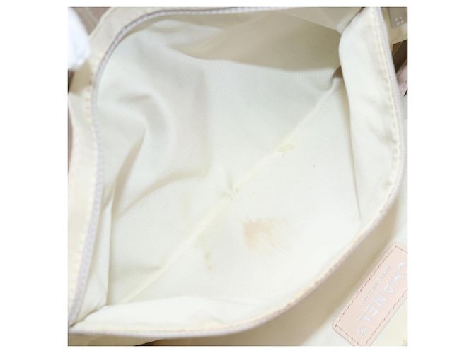 CHANEL Nuova linea di viaggio Borsa Tote in Nylon Rosa CC Auth th5849 - vista 19