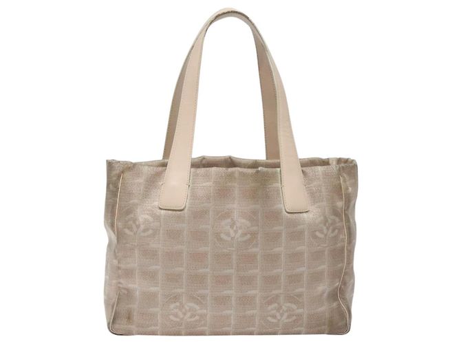 CHANEL Nuova linea di viaggio Borsa Tote in Nylon Rosa CC Auth th5849 - vista 3