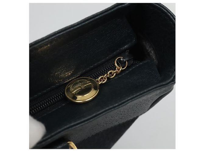 Borsa Tote GUCCI in tela blu navy e oro 001 865 1525 Auth ep8277 D'oro - vista 14
