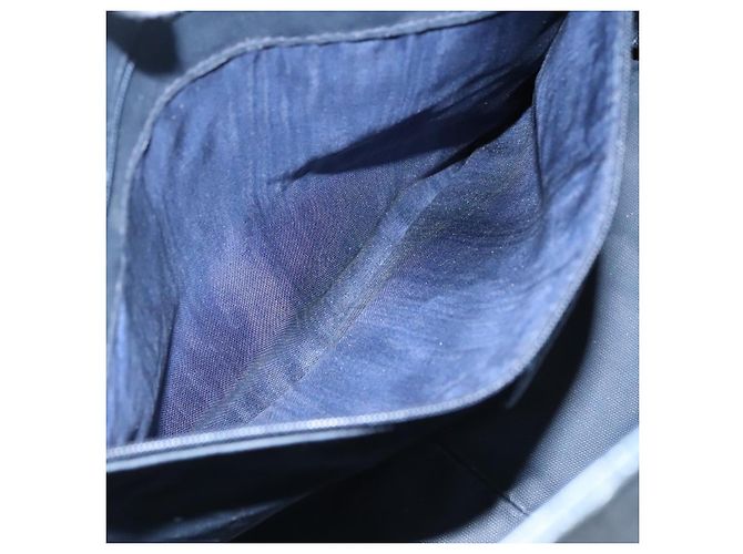 Borsa Tote GUCCI in tela blu navy e oro 001 865 1525 Auth ep8277 D'oro - vista 19