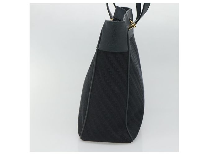 Borsa Tote GUCCI in tela blu navy e oro 001 865 1525 Auth ep8277 D'oro - vista 5