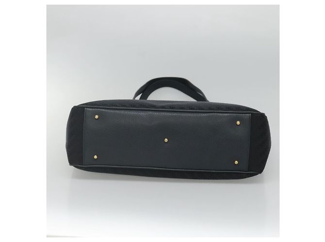 Borsa Tote GUCCI in tela blu navy e oro 001 865 1525 Auth ep8277 D'oro - vista 9