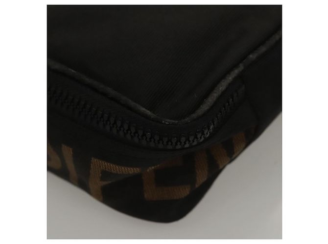 Zucca Borsa a mano FENDI in tela nera Auth bs24044 Nero - vista 10