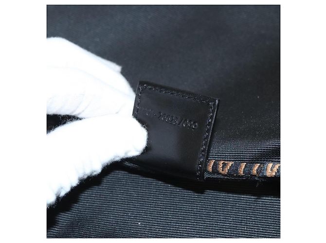 Zucca Borsa a mano FENDI in tela nera Auth bs24044 Nero - vista 19