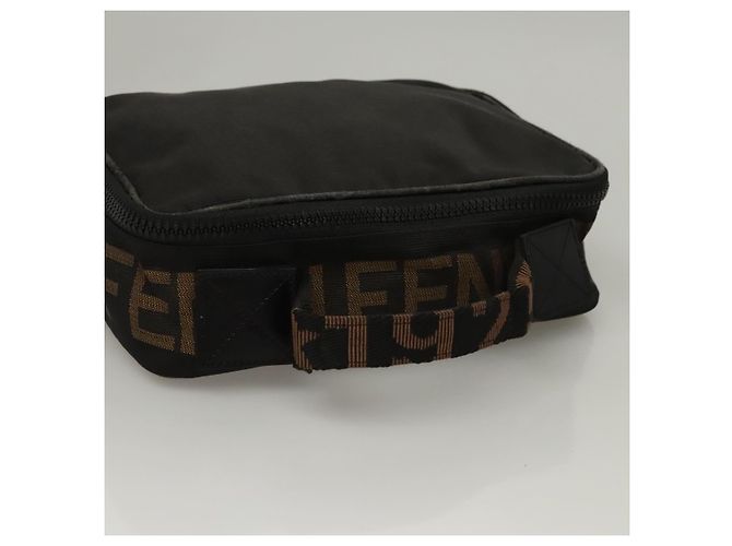 Zucca Borsa a mano FENDI in tela nera Auth bs24044 Nero - vista 6
