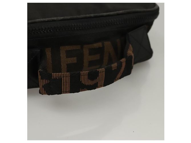 Zucca Borsa a mano FENDI in tela nera Auth bs24044 Nero - vista 7
