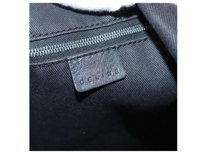Céline Borsa Tote in Nylon Khaki Auth bs23721 Cachi - vista 15