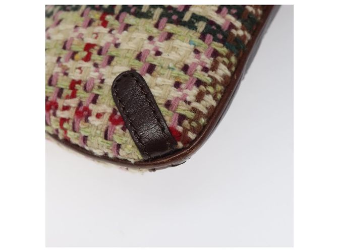 Borsa a Spalla Burberry in Lana Beige Auth BD1264 - vista 13