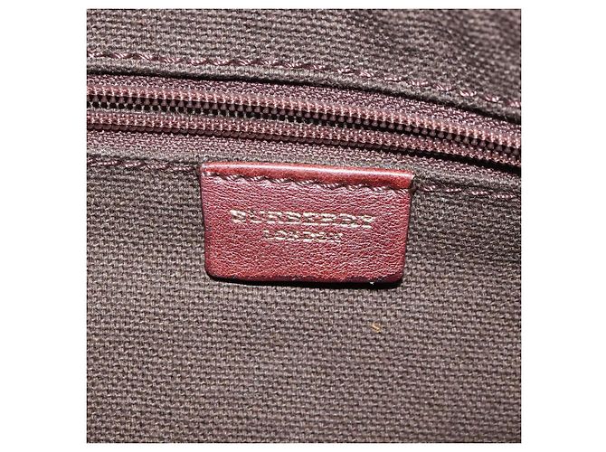 Borsa a Spalla Burberry in Lana Beige Auth BD1264 - vista 16