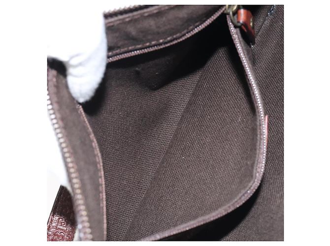 Borsa a Spalla Burberry in Lana Beige Auth BD1264 - vista 20