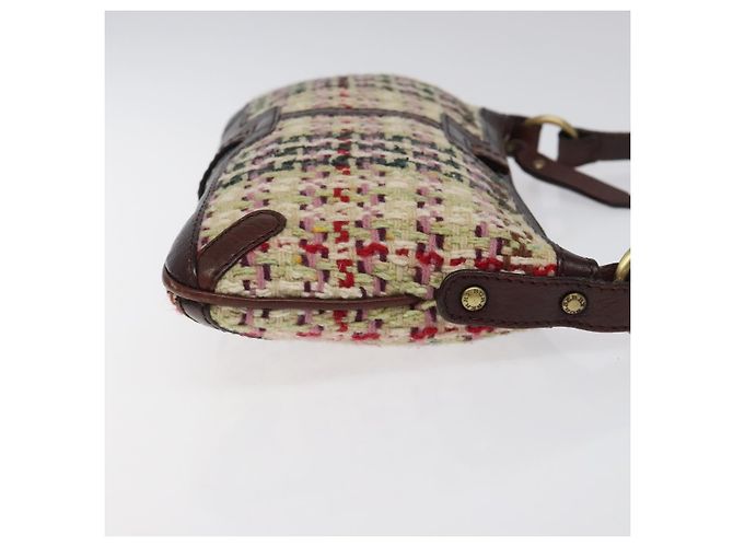 Borsa a Spalla Burberry in Lana Beige Auth BD1264 - vista 4