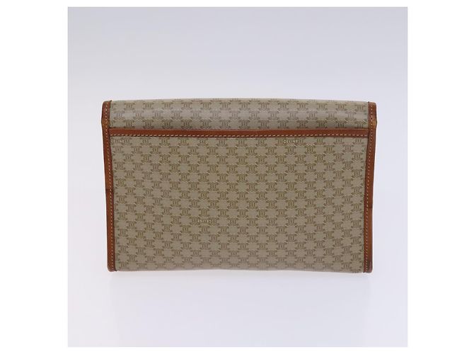 Céline Borsa a Spalla CELINE Macadam Canvas C Sulky 3Set Beige Blu Navy Auth MY087 - vista 10