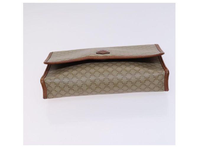 Céline Borsa a Spalla CELINE Macadam Canvas C Sulky 3Set Beige Blu Navy Auth MY087 - vista 13