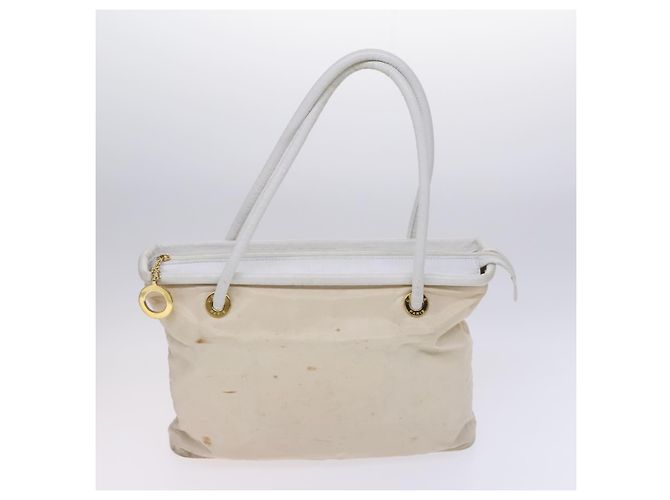 Céline Borsa a Spalla CELINE Macadam Canvas C Sulky 3Set Beige Blu Navy Auth MY087 - vista 2