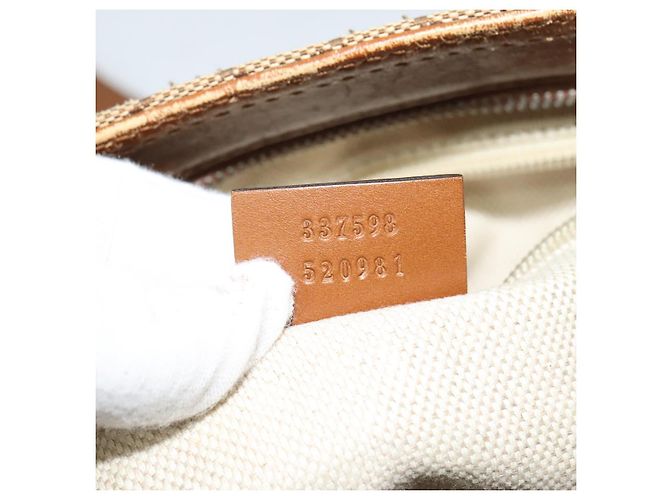 Sac à bandoulière GUCCI GG Canvas Web Sherry Line Beige Rouge Vert 337598 Auth ep8262 - vue 20