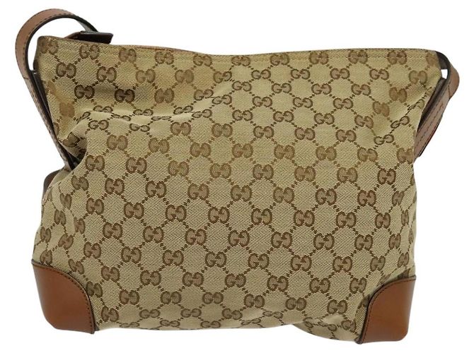 Sac à bandoulière GUCCI GG Canvas Web Sherry Line Beige Rouge Vert 337598 Auth ep8262 - vue 3