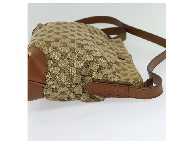 Sac à bandoulière GUCCI GG Canvas Web Sherry Line Beige Rouge Vert 337598 Auth ep8262 - vue 5