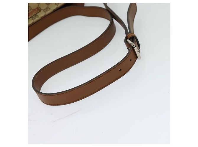 Sac à bandoulière GUCCI GG Canvas Web Sherry Line Beige Rouge Vert 337598 Auth ep8262 - vue 7