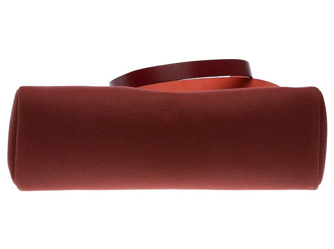 Hermès HERMES Herbag Leather Bag Red - 102617 - view 11