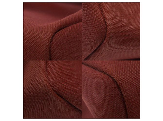 Hermès HERMES Herbag Leather Bag Red - 102617 - view 12