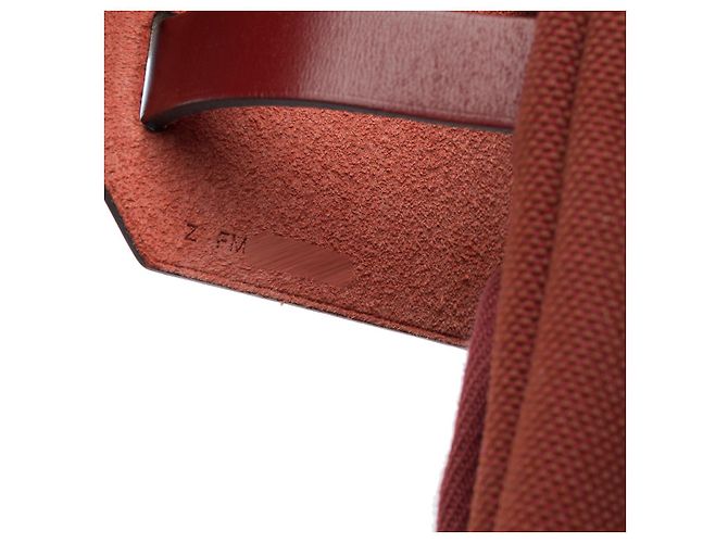 Hermès HERMES Herbag Leather Bag Red - 102617 - view 8