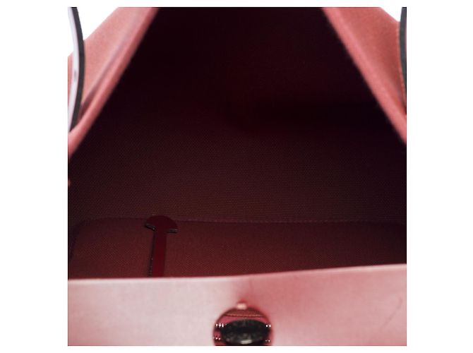 Hermès HERMES Herbag Leather Bag Red - 102617 - view 9