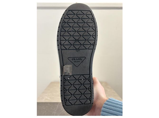 PRADA Trainer T.EU 39.5 Stoff Schwarz - Ansicht 10