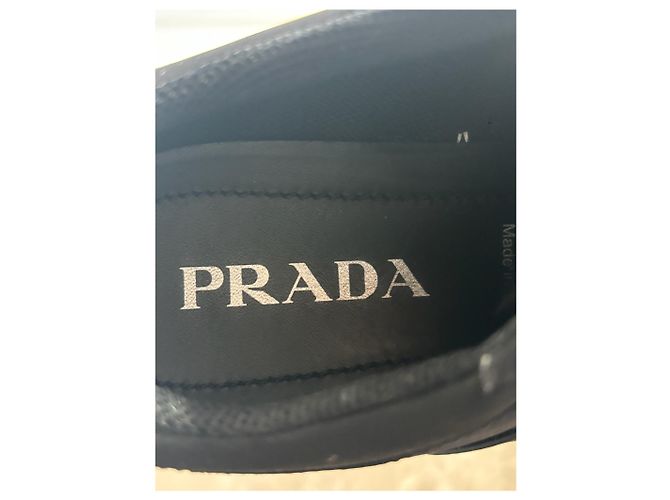 PRADA Trainer T.EU 39.5 Stoff Schwarz - Ansicht 7