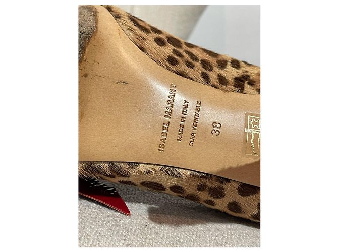 ISABEL MARANT Absätze T.EU 38 Leder Beige - Ansicht 5