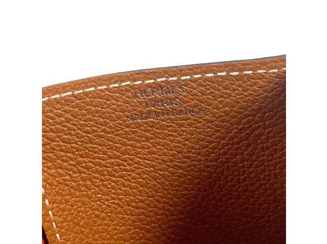 Hermès Bicolor Visitenkartenhalter von Hermes Weiß Beige - Ansicht 12