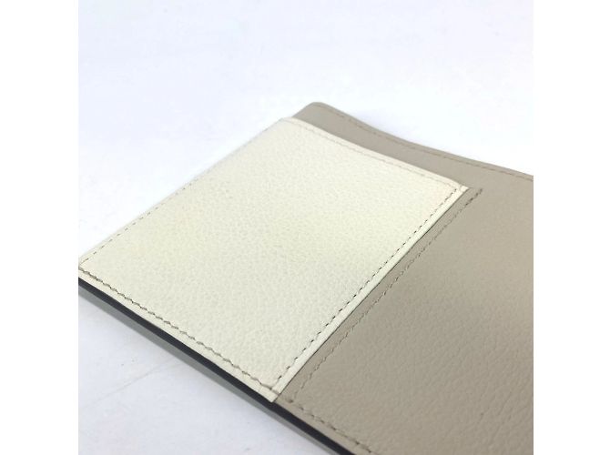 Hermès Bicolor Visitenkartenhalter von Hermes Weiß Beige - Ansicht 9