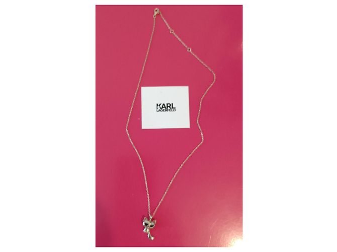 Collana Karl Lagerfeld K/Ikonik Choupette D'oro - vista 3