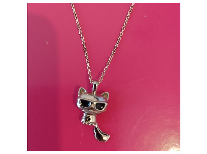 Collana Karl Lagerfeld K/Ikonik Choupette D'oro - vista 4