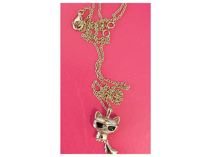Collana Karl Lagerfeld K/Ikonik Choupette D'oro - vista 5