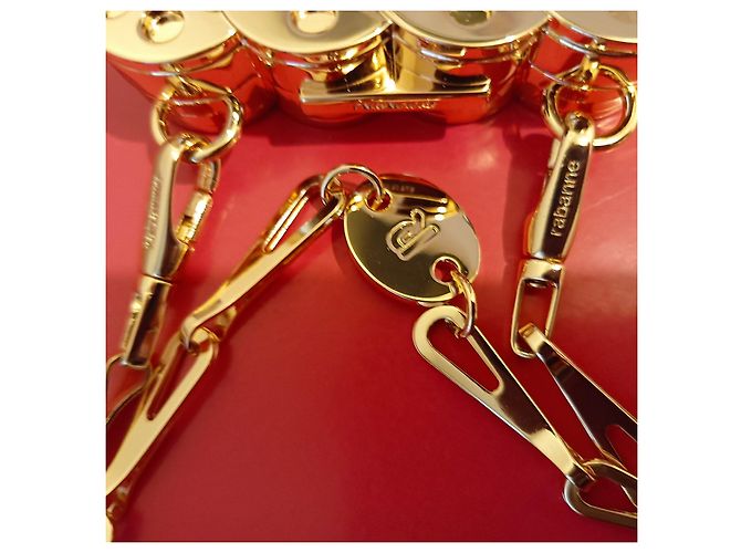 Paco Rabanne Clutch per Trucco Minaudière 1969 D'oro - vista 5